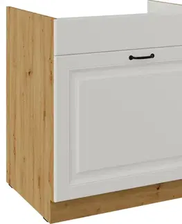 Kuchynské skrinky stojace Kuchynská skrinka Stilo biely mat/artisan 80ZL 1S BB