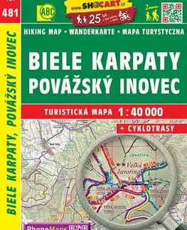Európa Biele Karpaty, Považský Inovec 1:40T TM 481 - Kolektív autorov