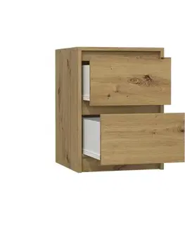 Nočné stolíky ROKA K2 nočný stolík, dub artisan