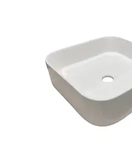 Umývadlá ArtCom Keramické umývadlo SARA 2 | biely lesk 37,5 cm