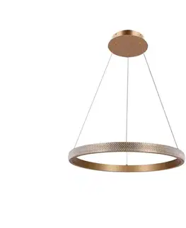 Svietidlá  LED Luster na lanku HASHIM LED/34W/230V pr. 60 cm medená 31-28440