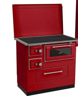 Sporáky Kinekus Sporák ELEGANT 10 / SD10 červený, pravý