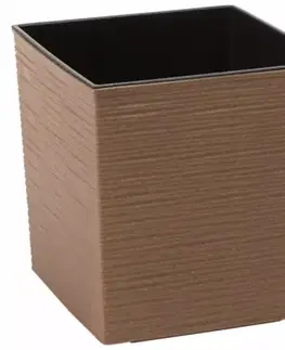 Záhrada Obal Juka Prouti ECO 25x25x26cm sv.hnědý