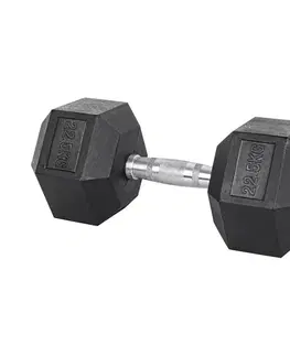 Činky Šesťhranná činka inSPORTline Hexsteel 22,5 kg