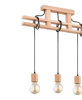 Svietidlá  Luster na lanku MAXXY 3xE27/15W/230V béžová 62065