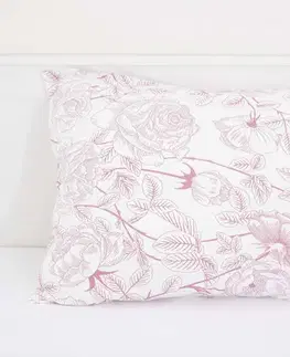 Obliečky MKLozkoviny.sk Obliečka Mako jersey 70×90 cm – Emilia staroružová-  -