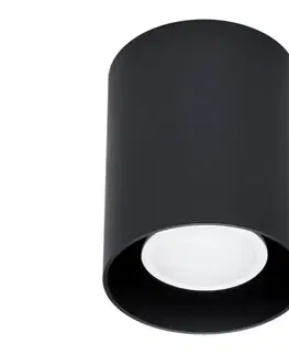 Svietidlá  Stropné svietidlo CREEP 1xGU10/50W/230V čierna SKU013293