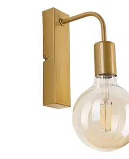 Svietidlá  Nástenné svietidlo ASTRID 1xE27/60W/230V zlatá KM-1.146/ZŁOTY