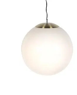 Závesné svietidlá Skandiánske závesné svietidlo opálové sklo 50 cm - Ball 50