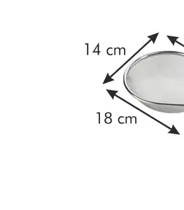 Naberačky a obracačky Tescoma sitko podlhovasté GrandCHEF 14x18 cm