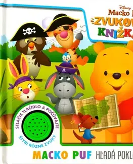 Leporelá, krabičky, puzzle knihy Macko Puf: Macko Puf hľadá poklad - Zvuková knižka
