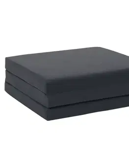 Matrace KONDELA Levi 65 skladací matrac sivá