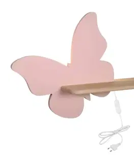 Osvetlenie Detská lampička BUTTERFLY LED Candellux