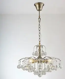 Moderné lampy do obývačky Luster 2200137-AB BRONZE LW4