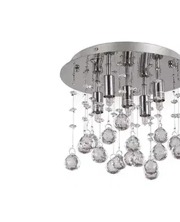Svietidlá Ideal Lux-LED Kr. stropné svietidlo MOONLIGHT 5xG9/3W/230V pr. 26 cm lesklý chróm 094649