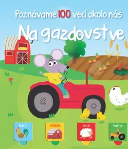 Leporelá, krabičky, puzzle knihy Poznávame 100 vecí okolo nás - Na gazdovstve