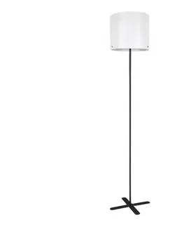 Lampy Rabalux 74011 - Stojacia lampa IZANDER 1xE27/40W/230V biela/čierna 74011