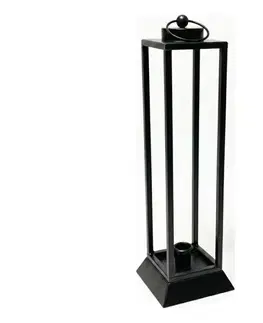 Taburetky Estilo Home Dekoratívna lucerna HALL 45,5 cm, čierna 5905623254609
