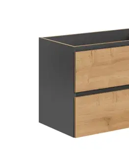 Skrinky do kúpeľne ArtCom Skrinka pod umývadlo MONAKO Grey Oak 821 | 80 cm