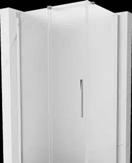 Sprchovacie kúty MEXEN/S - Velár sprchovací kút, posuvné dvere 90 x 80, dekor, chróm 871-090-080-31-01