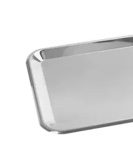 Podnosy a tácky MAKRO - Chrómový podnos 31 x 20,6 cm