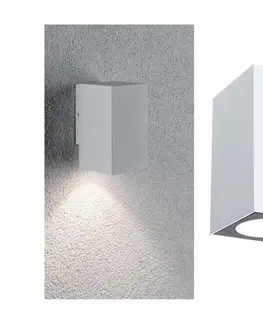 Svietidlá Paulmann 94329 - LED/3,8W IP44 Vonkajšie nástenné svietidlo FLAME 230V biela 94329