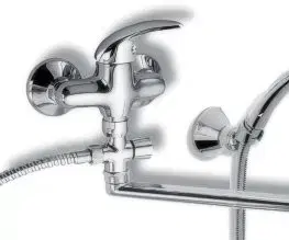 Kúpeľňové batérie NOVASERVIS - Vaňová paneláková batéria 150 mm Metalia 55 chróm 55072,0