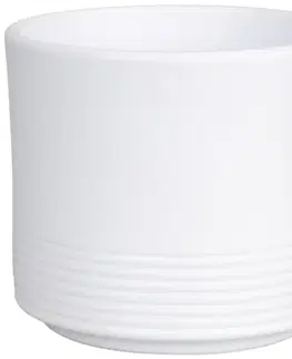 Záhrada Obal Valca Rille 992 14 cm biela matná