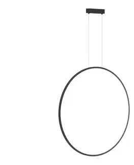 LED osvetlenie  LED luster na lanku SATURNO LED/46W/230V pr. 80 cm IP44 čierny ML8856
