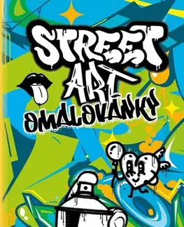 Pre deti a mládež - ostatné Street art omalovánky - Michaela Bystrá
