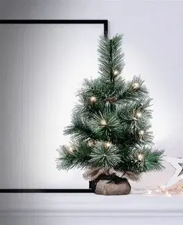 Vianočné dekorácie Solight 1v238 Vianočný LED stromček 15 LED, teplá biela, 45 cm