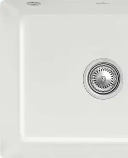 Kuchynské drezy VILLEROY & BOCH VILLEROY & BOCH - Keramický drez Villeroy &amp; Boch podstavný Subway 60 SU, 331001SM, Steam 331001SM