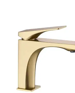 Kúpeľňové batérie REA - Umývadlová batéria Joe Brush Gold low REA-B8990