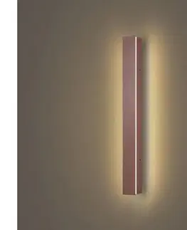 LED osvetlenie BRILAGI - LED vonkajšie nástenné svietidlo LINEAR LED/12W/230V 3000K IP65 50 cm hnedé CRI 90 BRI829