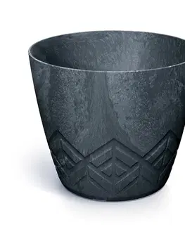 Kvetináče a truhlíky DARE240E-S433 plastový kvetináč 23,8 cm antracit