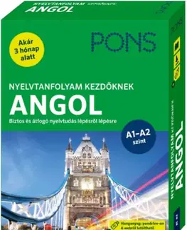 Učebnice a príručky PONS Nyelvtanfolyam kezdőknek - Angol (könyv+pendrive+online) - Biztos és átfogó nyelvtudás lépésről lépésre - Akár 3 hónap alatt - Kate Tranter