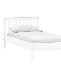 Postele Jednolôžko TORINO 90x200 biely lak