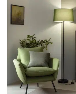 Lampy BRILAGI - LED Stojacia lampa CERIA 1xE27/40W/230V pr. 45 cm zelená/čierna SA2187+EG781045