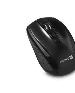 Klávesnice a myši CONNECT IT CI-1223 - Bezdrôtová myš 800/1200/1600 DPI 2xAAA čierna CI-1223