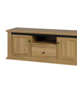 TV stolíky KONDELA Leon MZ15 tv stolík dub grand