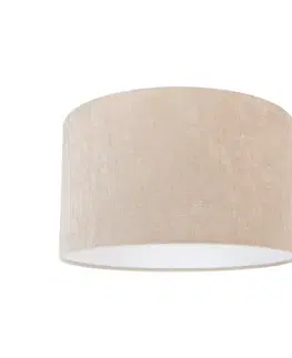 Tienidlo na lampu Látkové tienidlo na lampu svetlohnedé okrúhle 35/35/20