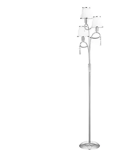 Lampy Searchlight EU5033CC - Stojacia lampa SIMPLICITY 3xE14/60W/230V chróm EU5033CC