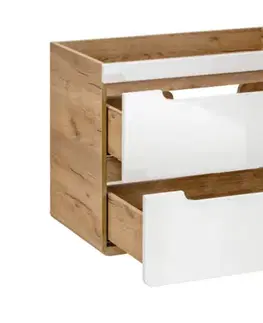 Skrinky do kúpeľne ArtCom Skrinka pod umývadlo ARUBA White 821 | 80cm