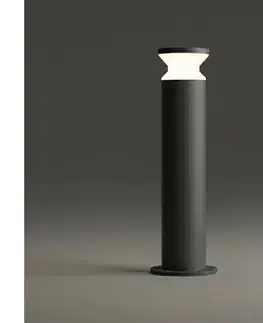 Záhradné lampy Ideal Lux - Vonkajšia lampa TORRE 1xE27/15W/230V 60 cm IP65 antracitová 162492