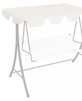 Záhradná hojdačky Strieška na záhradnú hojdačku 150/130x70/105 cm Dekorhome