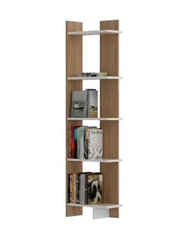 Knižnice Knižnica Als - Teak, White