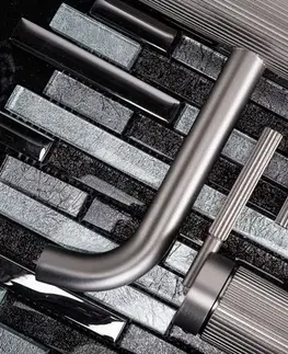 Kúpeľňové batérie REA - Umývadlová batéria Argon Brush Nickel vysoká REA-B6450