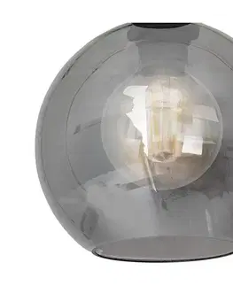 Lampy  Náhradné univerzálne sklo SOFIA E27, priemer 20 cm, dymovo-čierne PLM854
