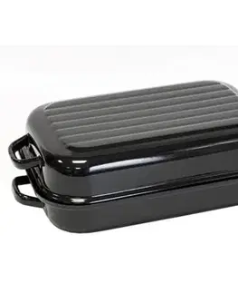 Pekáče a zapekacie misy BELIS Pekáč smaltovaný, dvojdielny, 35cm, VLNA STANDARD, Belis