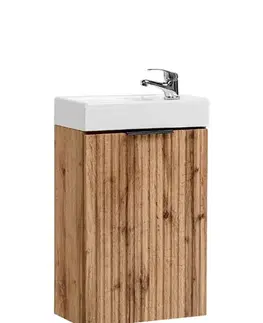 Skrinky s umývadlom ArtCom Kúpeľňová skrinka s umývadlom ADEL Oak U40/1 | 40 cm